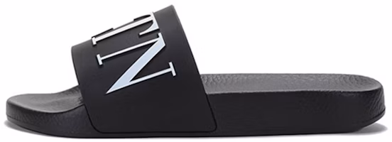 Valentino Rubber Slide 'Printed Logo Black and White' VY2S0873SYE0NI Valentino Rubber Slide 'Printed Logo Black and White' VY2S0873SYE0NI