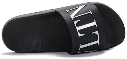 발렌티노 프린트 로고 블랙앤화이트 러버 슬라이드 VY2S0873SYE0NI Purchase 발렌티노 프린트 로고 블랙앤화이트 러버 슬라이드 VY2S0873SYE0NI