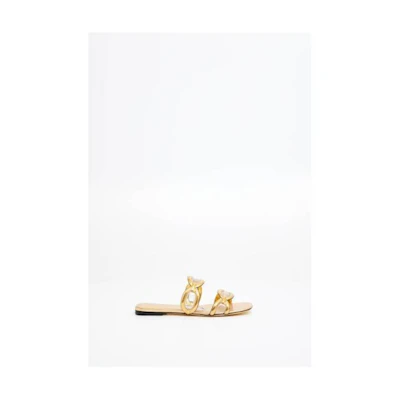 Valentino Sandals 'Gold Transparent'