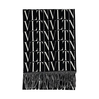 Valentino Scarf Black White WY2ER033QQB-0NI