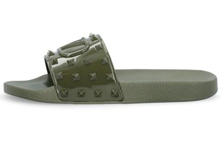 Valentino Slide 'Green Print'