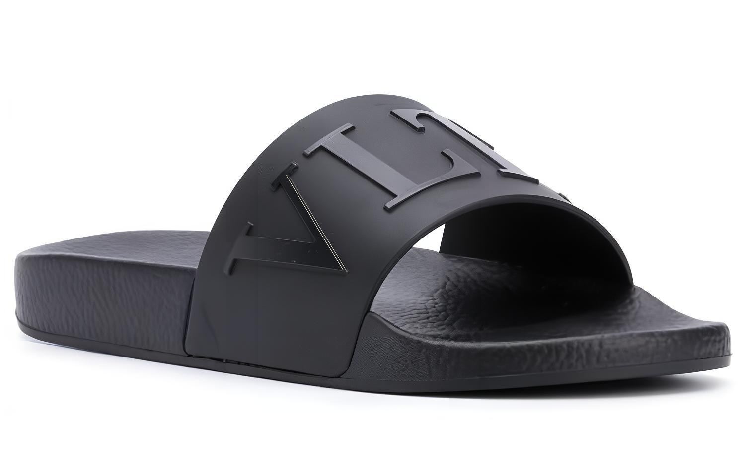 Valentino Slide 'Printed Logo Black' 圖 3