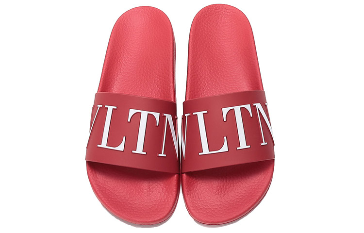 Valentino Slide 'Red Print Logo' 圖 4