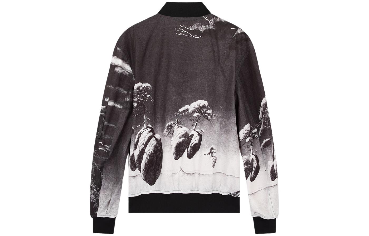 Lookbook Valentino Jaket Lengan Panjang Zip-Up Cetakan Snow Scene Pelbagai Warna. TV0CIF156BT-37Y