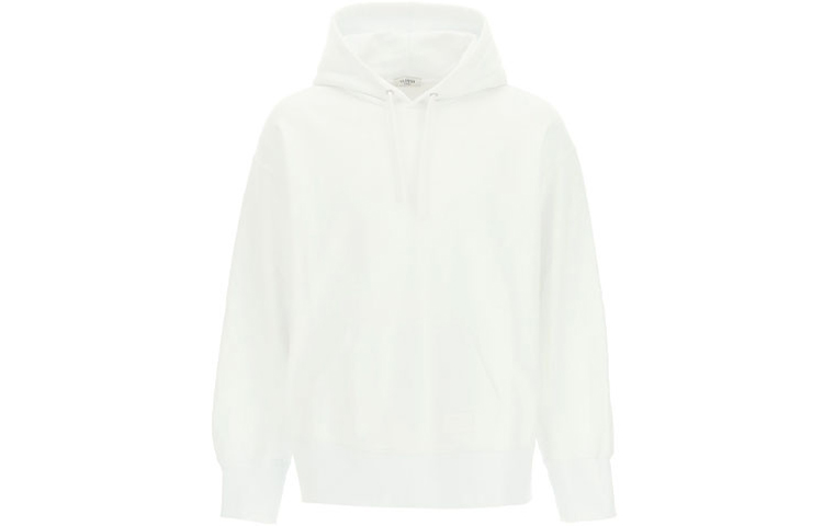 Valentino Solid Color Pullover Hoodie - White WV3MF18I7GD