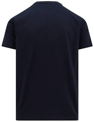 발렌티노 남성 네이비 블루 슬림핏 반팔 크루넥 티셔츠 4V3MG08X959598 Lookbook 발렌티노 남성 네이비 블루 슬림핏 반팔 크루넥 티셔츠 4V3MG08X959598