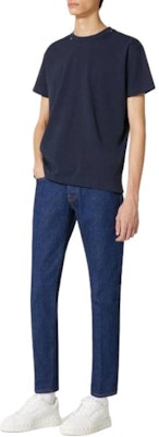 발렌티노 남성 네이비 블루 슬림핏 반팔 크루넥 티셔츠 4V3MG08X959598 Details for 발렌티노 남성 네이비 블루 슬림핏 반팔 크루넥 티셔츠 4V3MG08X959598