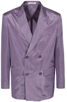 Valentino Solid Double-Breasted Purple Jacket for Men XV0CED558E3159 Valentino Solid Double-Breasted Purple Jacket for Men XV0CED558E3159