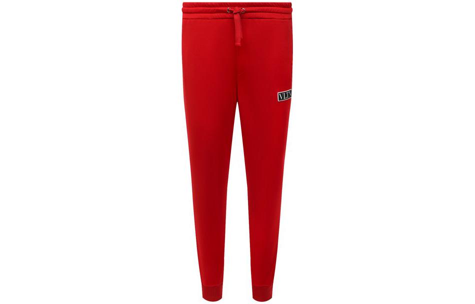 Valentino Solid Logo Sweatpants Red . WV3MD03E7ML157