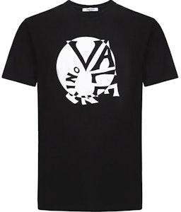 Valentino Spiral Print Kaos Hitam Crew Neck RV3MG00MIQE0NO Order Valentino Spiral Print Kaos Hitam Crew Neck RV3MG00MIQE0NO