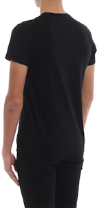 Valentino Spiral Print Kaos Hitam Crew Neck RV3MG00MIQE0NO Details for Valentino Spiral Print Kaos Hitam Crew Neck RV3MG00MIQE0NO