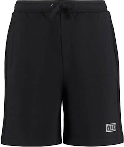 Valentino SS21 Celana Pendek Hitam Santai Model Lurus dengan Tali Serut. VV3MD02P6LB0NO Order Valentino SS21 Celana Pendek Hitam Santai Model Lurus dengan Tali Serut. VV3MD02P6LB0NO