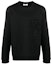 Order Valentino SS21 Sweatshirt Hitam Lace Pocket Pullover VV0MF14M7FD0NI