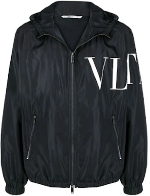 Valentino SS21 Black VLTN Logo Hooded Jacket VV3CI36871M022 Buy Valentino SS21 Black VLTN Logo Hooded Jacket VV3CI36871M022