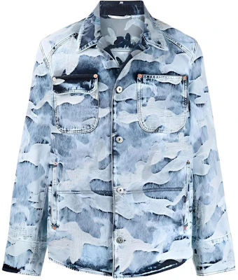 Valentino SS21 Blue Camouflage Denim Jacket VV3DC00P723508 Buy Valentino SS21 Blue Camouflage Denim Jacket VV3DC00P723508