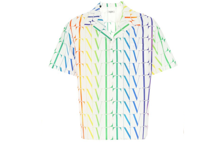 Order Valentino SS21 Baju Poplin Cetakan Bunga Pelbagai Warna Lelaki VV3AAA906G5D26