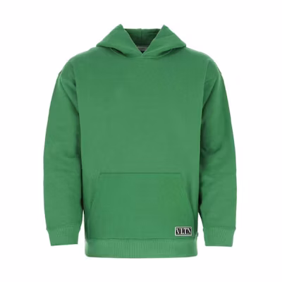 Valentino SS21 Green Pullover Hoodie for Men VV0MF18F7EY635