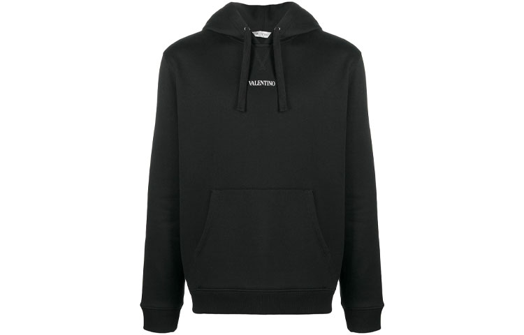 Valentino SS21 Logo Casual Sweatshirt Black VV3MF14F73C0NI