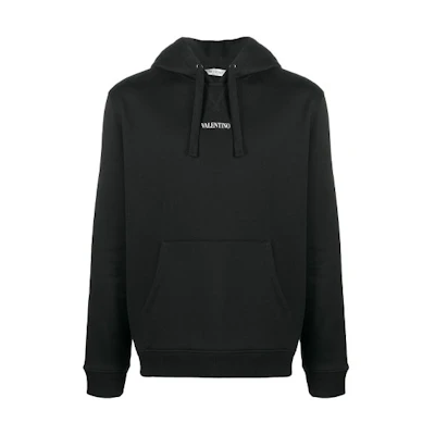 Valentino SS21 Logo Casual Sweatshirt Black VV3MF14F73C0NI