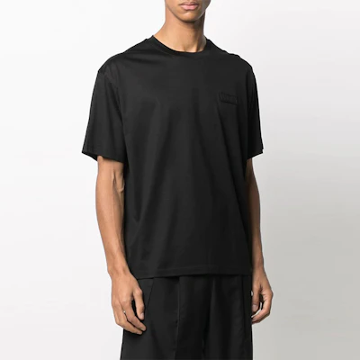 Valentino SS21 Logo Crewneck Short Sleeve T-Shirt Black VV3MG01F72JN01 Purchase Valentino SS21 Logo Crewneck Short Sleeve T-Shirt Black VV3MG01F72JN01