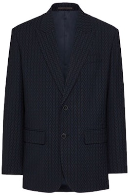 Valentino SS21 蓝色马海毛长袖纽扣西装外套 WV3CEC057H6T36 Order Valentino SS21 蓝色马海毛长袖纽扣西装外套 WV3CEC057H6T36