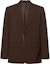 Buy ヴァレンティノ SS21 ブラウン シングルブレスト ブレザージャケット VV0CEC756DPE05