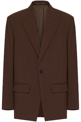 ヴァレンティノ SS21 ブラウン シングルブレスト ブレザージャケット VV0CEC756DPE05 Order ヴァレンティノ SS21 ブラウン シングルブレスト ブレザージャケット VV0CEC756DPE05