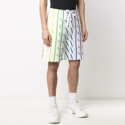 Valentino SS21 VLTN Times Bermuda Shorts White Men VV3MD02Q6LFL81 Lookbook Valentino SS21 VLTN Times Bermuda Shorts White Men VV3MD02Q6LFL81