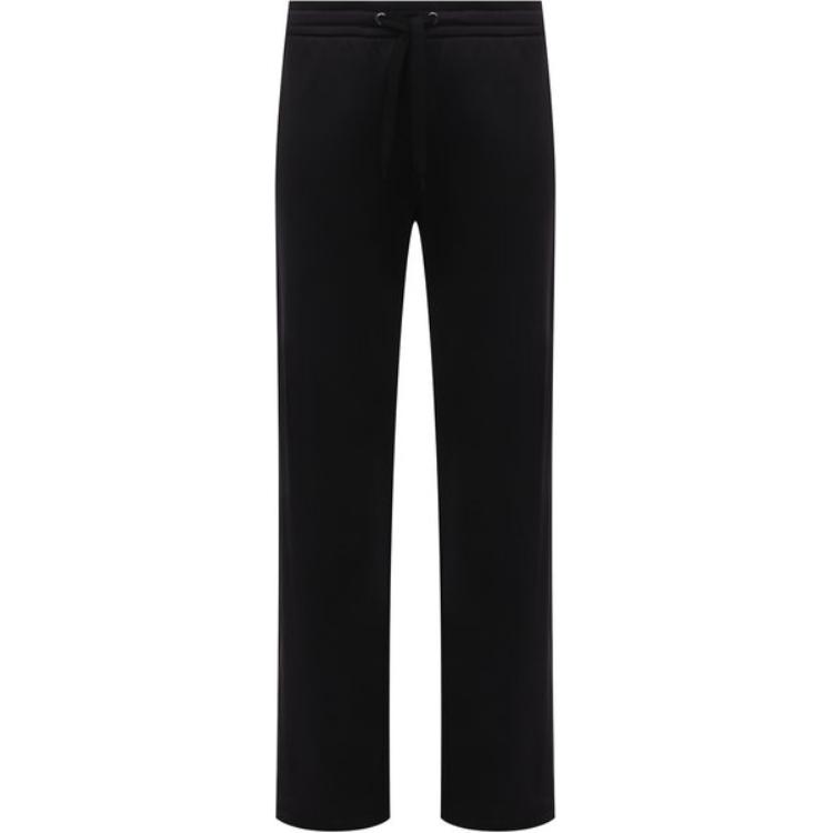 Valentino SS22  Black Drawstring Jogger Sweatpants. XV3MD03C85G0NO