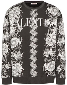 발렌티노 SS22 블랙 플로럴 프린트 크루넥 긴팔 스웨트셔츠 XV0MF22J8GN0NA Buy 발렌티노 SS22 블랙 플로럴 프린트 크루넥 긴팔 스웨트셔츠 XV0MF22J8GN0NA