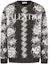 Buy Valentino SS22 黑色花卉印花長袖圓領運動衫 XV0MF22J8GN0NA