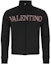 Buy Valentino Jaket Zip-Up Hitam Logo SS22 dengan Kolar Berdiri. XV3MF20V85K0NO