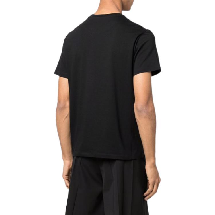 Purchase Valentino SS22 Kaos Hitam Polos Lengan Pendek Crewneck. XV3MG08Y8850NO