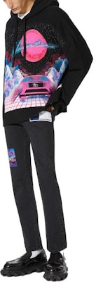 华伦天奴SS22黑色修身牛仔裤,实色拼接设计 XV3DE01W8300NO Lookbook 华伦天奴SS22黑色修身牛仔裤,实色拼接设计 XV3DE01W8300NO