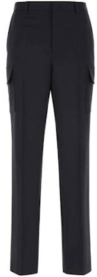 발렌티노 SS22 블랙 솔리드 하이웨이스트 스트레이트 레그 캐주얼 팬츠. XV3RBG03804598 Order 발렌티노 SS22 블랙 솔리드 하이웨이스트 스트레이트 레그 캐주얼 팬츠. XV3RBG03804598