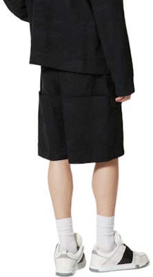 Valentino SS22 Black Straight Shorts with Logo Pocket Design 1V3RDC658KTF02 Shop Valentino SS22 Black Straight Shorts with Logo Pocket Design 1V3RDC658KTF02