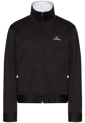 Valentino SS22 Hoodie Hitam Zip-Up dengan Cetakan Huruf 1V3MF22M8LM0NI Buy Valentino SS22 Hoodie Hitam Zip-Up dengan Cetakan Huruf 1V3MF22M8LM0NI