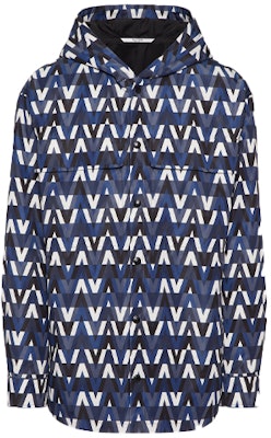 Valentino SS22 藍色滿版印花寬鬆連帽外套 XV3CJE2680RN38 Order Valentino SS22 藍色滿版印花寬鬆連帽外套 XV3CJE2680RN38