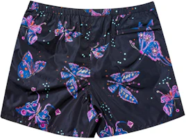 Lookbook Valentino SS22 Butterfly Print Swim Shorts Elastic Waist Black XV3UH02883KCR4