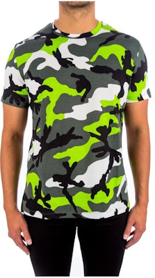 Valentino SS22 Baju T-Camouflage Kelabu Grafik Crewneck UV3MG00W3M0 Order Valentino SS22 Baju T-Camouflage Kelabu Grafik Crewneck UV3MG00W3M0