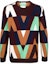 Buy Valentino SS22 Logo Baju Sejuk Wool Rajut Multicolor Crewneck Pullover. XV3KC19D854CR0