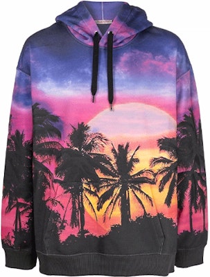 Valentino SS22 紫色椰子樹圖案連帽衫 XV3MF18I850Z44 Order Valentino SS22 紫色椰子樹圖案連帽衫 XV3MF18I850Z44