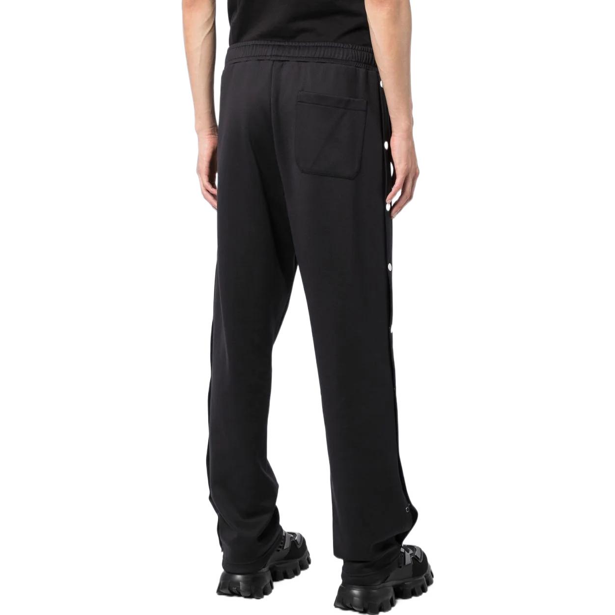 Purchase Valentino SS22 Celana Track Straight-Leg Logo Print Side-Snap. VMD03N8LL0NI