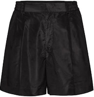 Valentino SS22 Washed Taffeta Casual Shorts Black XV0RDC168E30NO Valentino SS22 Washed Taffeta Casual Shorts Black XV0RDC168E30NO