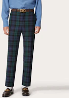 Lookbook Valentino SS22 All-Over Plaid Straight-Leg Casual Pants Menswear 1V3RBI608JSQB5