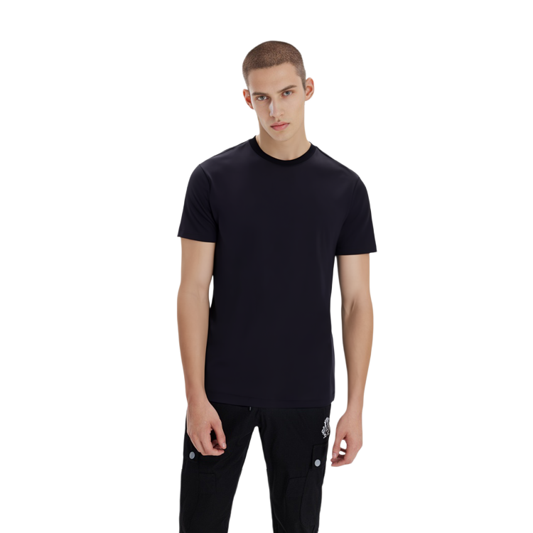 Valentino SS22 Black Back Logo Print Crewneck T-Shirt  Plain Tee XV0MG10V8H00NI 圖 5