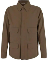 Valentino SS22 Brown Four-Pocket Collared Long-Sleeve Jacket XV3CIK70809F06 Valentino SS22 Brown Four-Pocket Collared Long-Sleeve Jacket XV3CIK70809F06