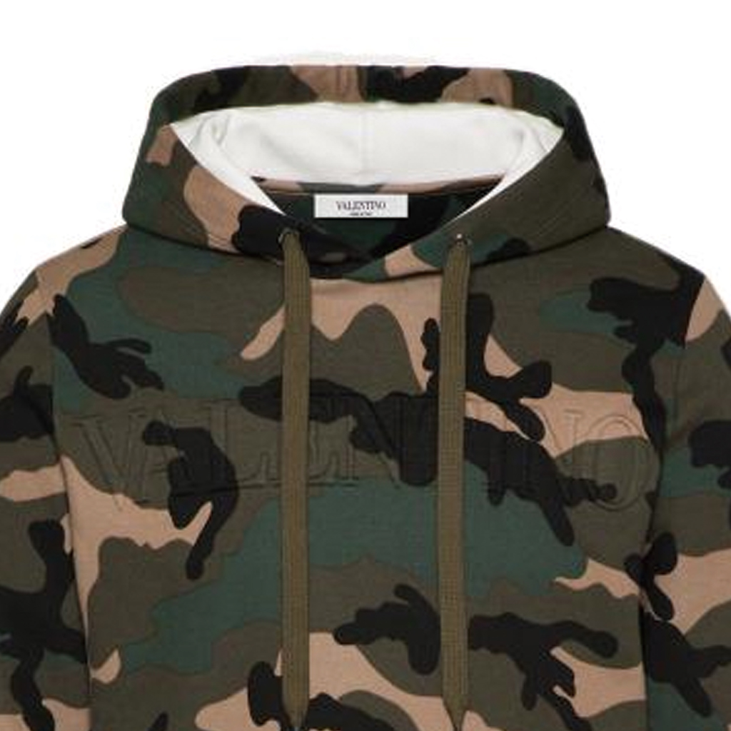 Valentino SS22 Camouflage Hoodie Jacket  Military Green. XV3MF21D83WF00 圖 7