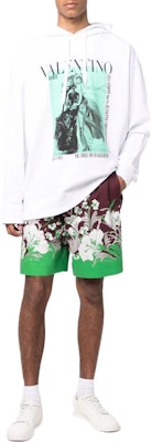 華倫天奴 SS22 圖案印花寬鬆連帽衫 白色 時尚 XV0MF18I8H3I81 Lookbook 華倫天奴 SS22 圖案印花寬鬆連帽衫 白色 時尚 XV0MF18I8H3I81