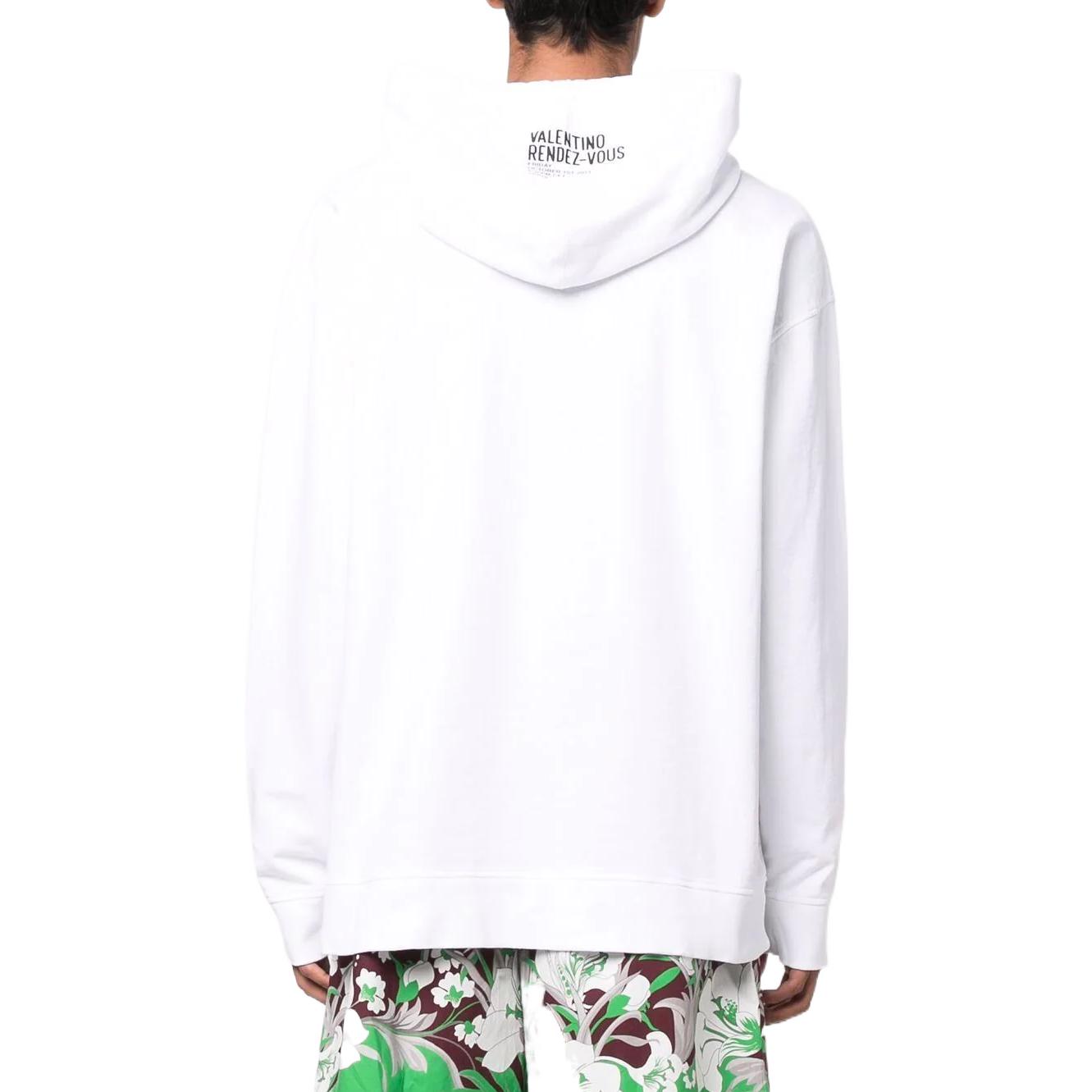 Purchase 발렌티노 SS22 그래픽 프린트 루즈핏 후디 화이트 패션. XV0MF18I8H3I81